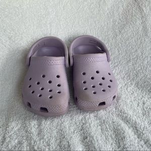 Purple Toddler Crocs Clogs sz 5